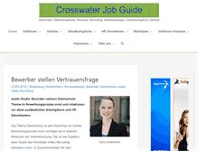 Tablet Screenshot of crosswater-job-guide.com